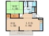 ルミエール２１ 2LDKの間取り