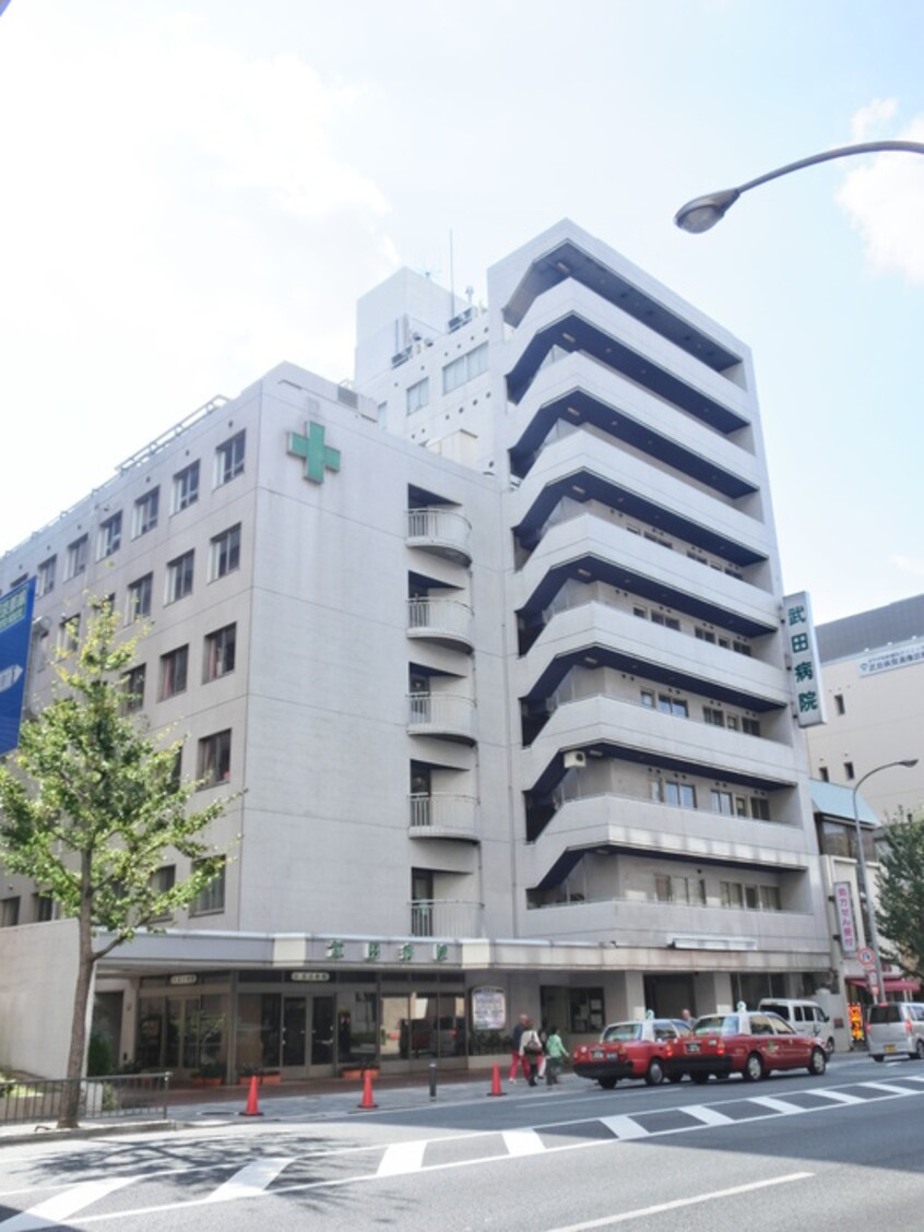 武田病院(病院)まで850m 京都ステ－ションコ－ト