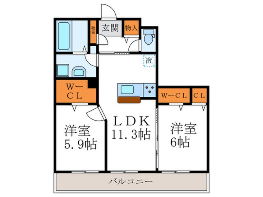 間取図 ヴェルドミール・ヴァリ