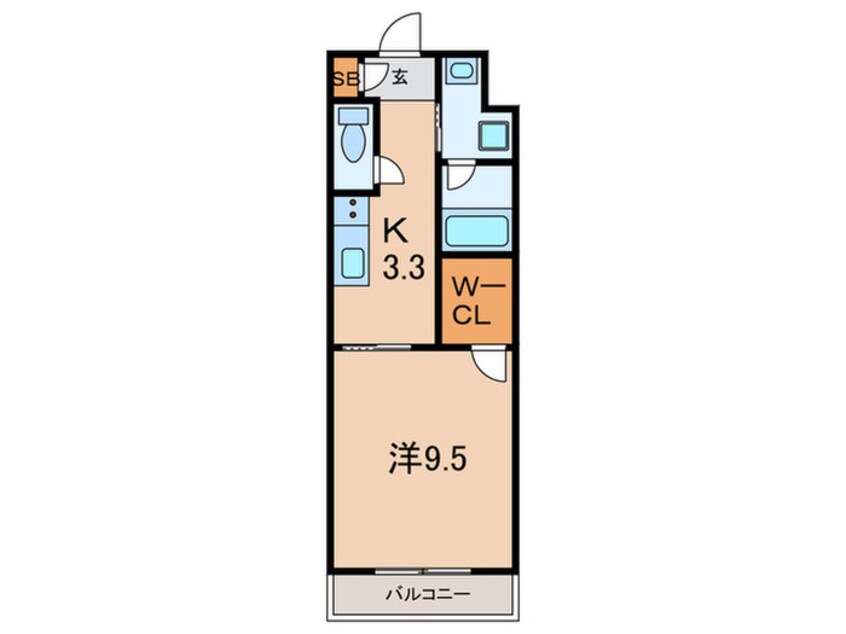 間取図 ステラウッド高鷲Ⅱ