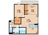 D-residence東寺 2LDKの間取り