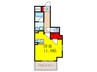 セレッソコート新大阪(216) 1Rの間取り