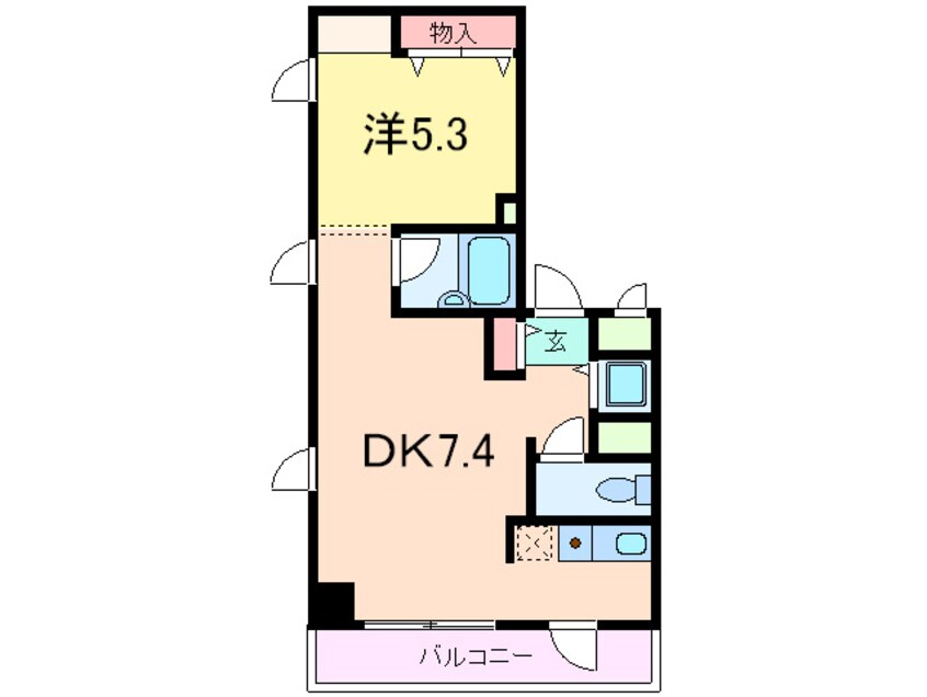 間取図 サンライズコ－ト