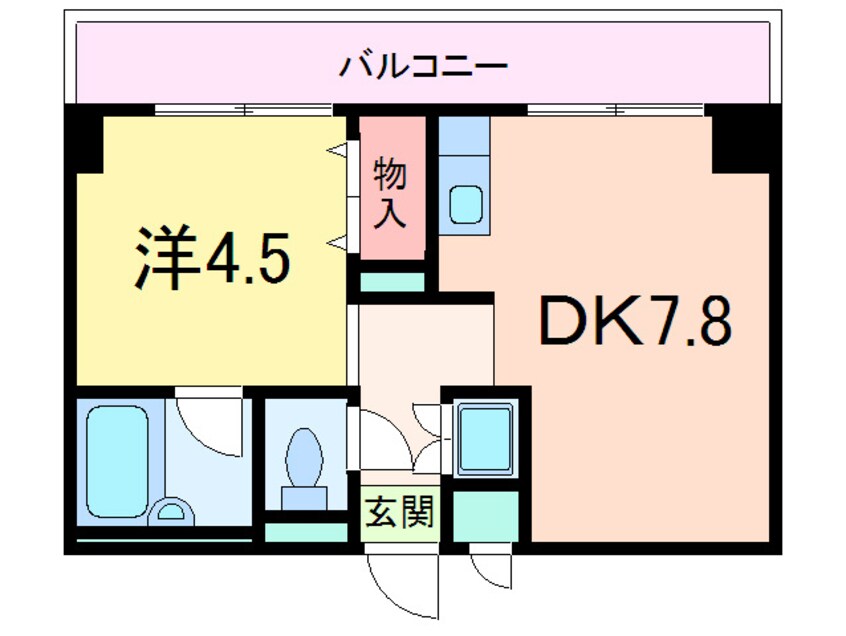 間取図 サンライズコ－ト