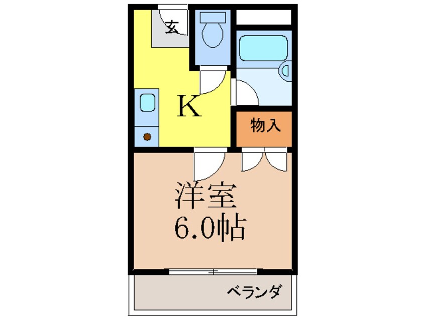 間取図 本町8番館