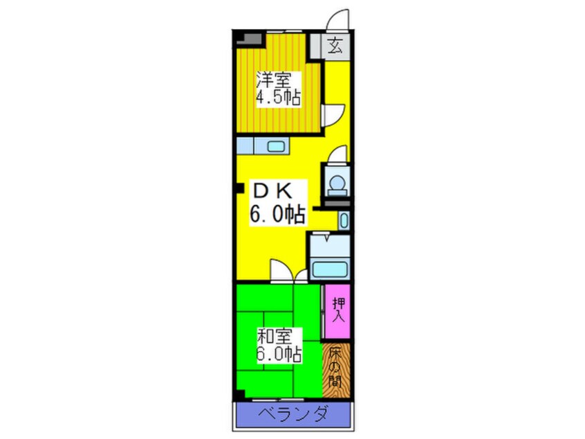 間取図 ＫＧサウスマンション