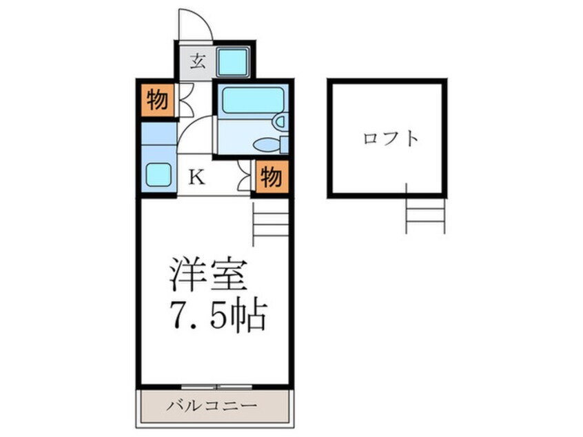 間取図 アサヒハイツ