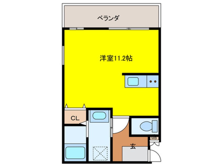 間取図 ヴィクトワール放出