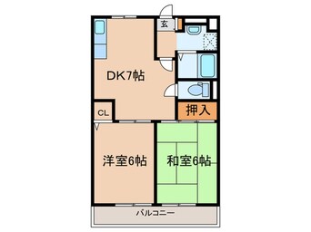 間取図 南塚口ハイツ