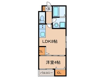 間取図 仮）La-Crea浜A棟