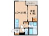 仮）La-Crea浜A棟 1LDKの間取り