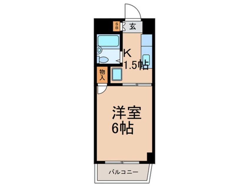 間取図 シャルマン六甲