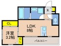 エハコ日暮通の間取図