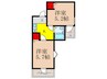 五月が丘一番館 2Kの間取り