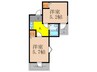 五月が丘一番館 2Kの間取り