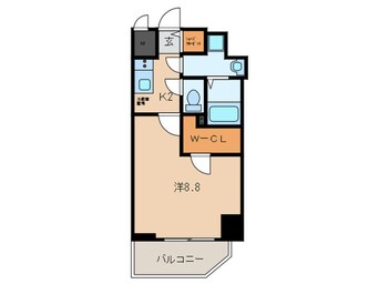 間取図 プレサンス神戸元町ﾍﾞﾙｼｵﾝ(1304)