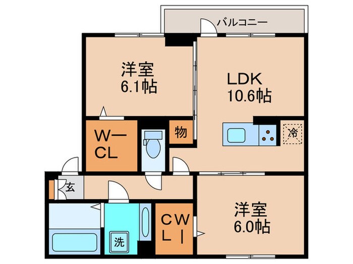 間取り図 ファミリアーレ城陽