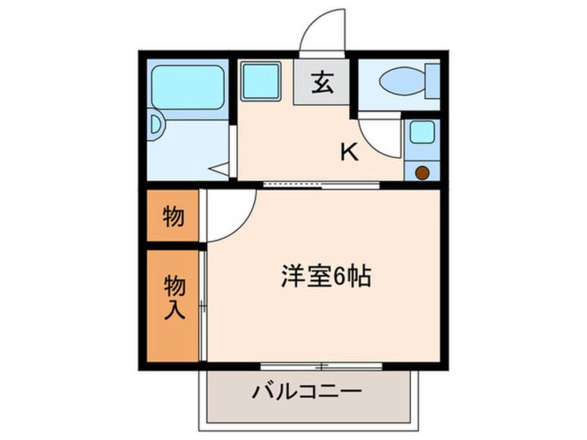 間取図 エスポワール大西