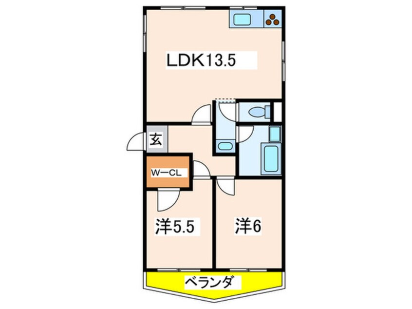 間取図 サウス宝塚