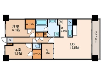 間取図 京都桂川つむぎの街ｸﾞﾗﾝｽｸｴｱ