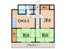 ロイヤルコ－ポ吉田 3DKの間取り