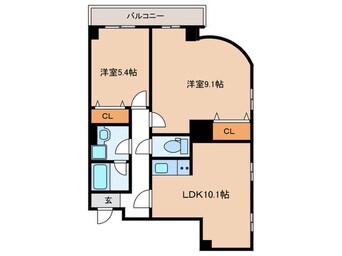 間取図 ウィステリア神戸湊川