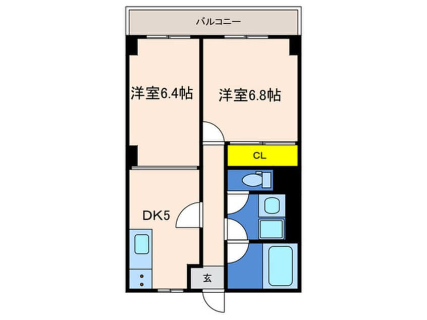 間取図 ウィステリア神戸湊川