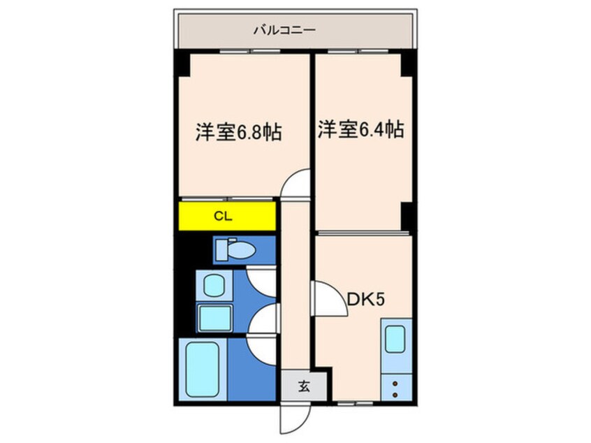 間取図 ウィステリア神戸湊川