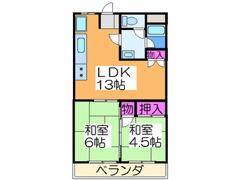 間取図 メゾン石濱屋