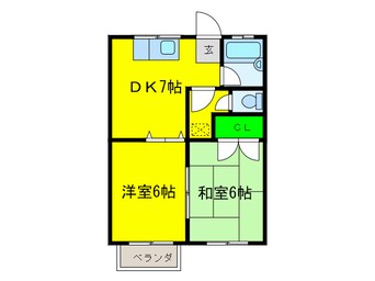 間取図 グランディ－ル堺