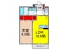 Ｆｌａｔ　Ｃｏｍｆｙ　豊中 1LDKの間取り