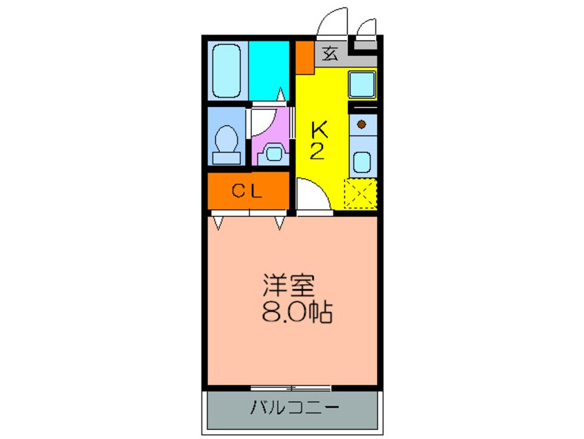 間取図 シャト－南花屋敷