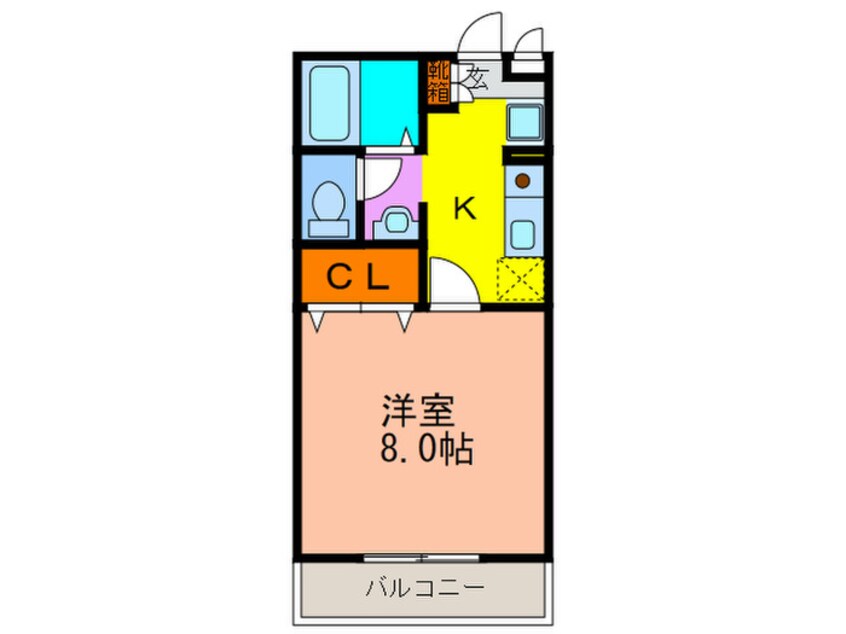 間取図 シャト－南花屋敷