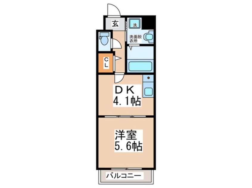 間取図 アベニュー岡