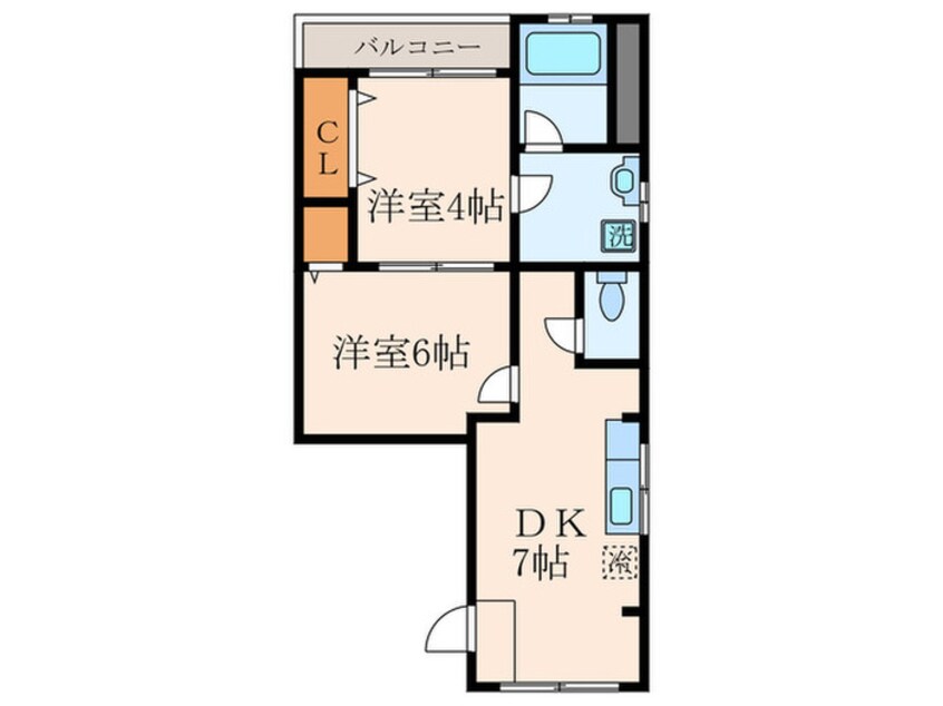 間取図 松岡第2ビル