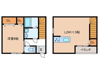 間取図 KARIN上沢フロント