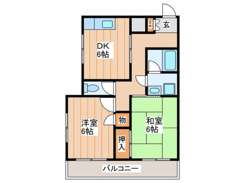 間取図 ドミール　春日