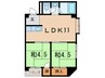 大武ハイツ 2LDKの間取り