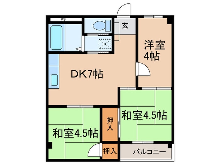 間取り図 大武ハイツ