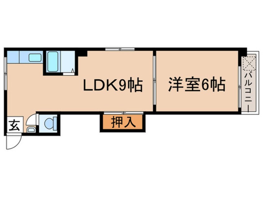 間取図 東須磨八木マンション