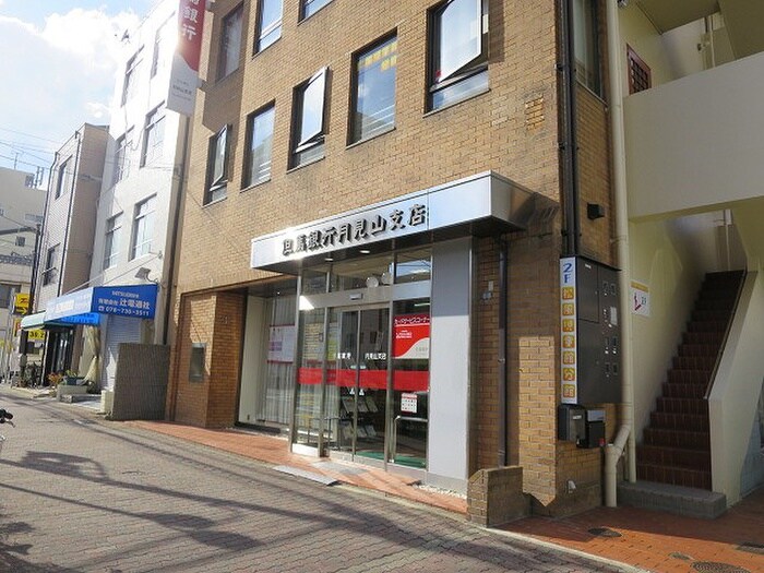 神戸信用金庫月見山支店(銀行)まで350m 東須磨八木マンション