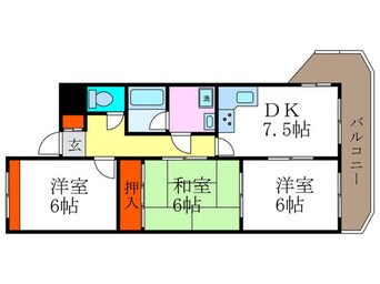 間取図 グラシィオ長岡