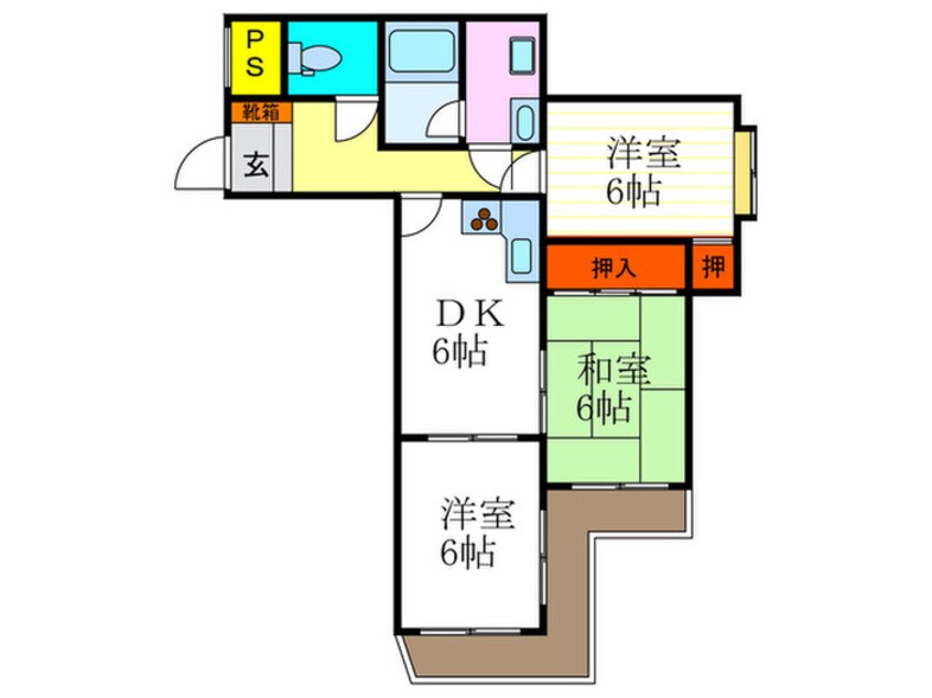 間取図 グラシィオ長岡