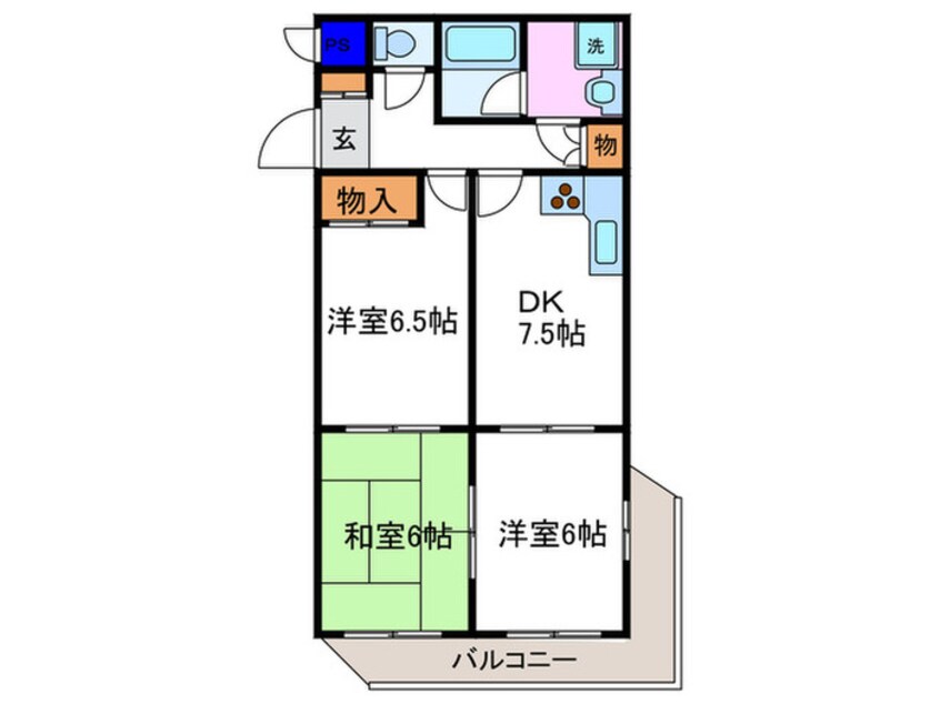 間取図 グラシィオ長岡