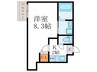 アークリード北野白梅町 1Kの間取り