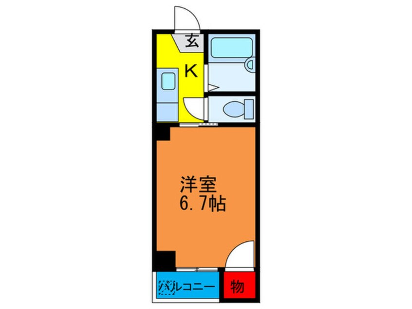 間取図 ヴェルドミ－ル