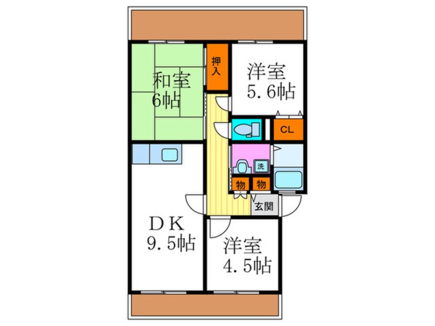 間取図 アクトスクエアＢ棟