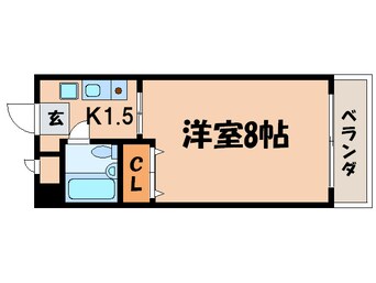 間取図 マノワ－ル木津屋橋