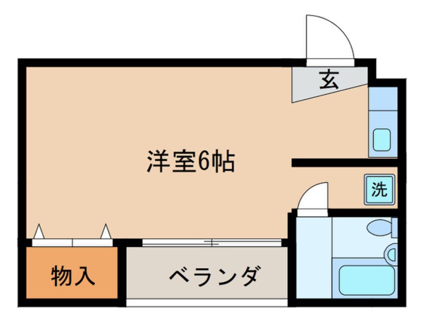 間取図 椥辻ＨＳビル