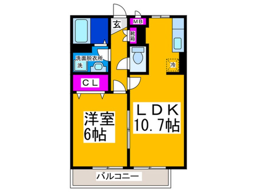 間取図 グランシャリオⅡ